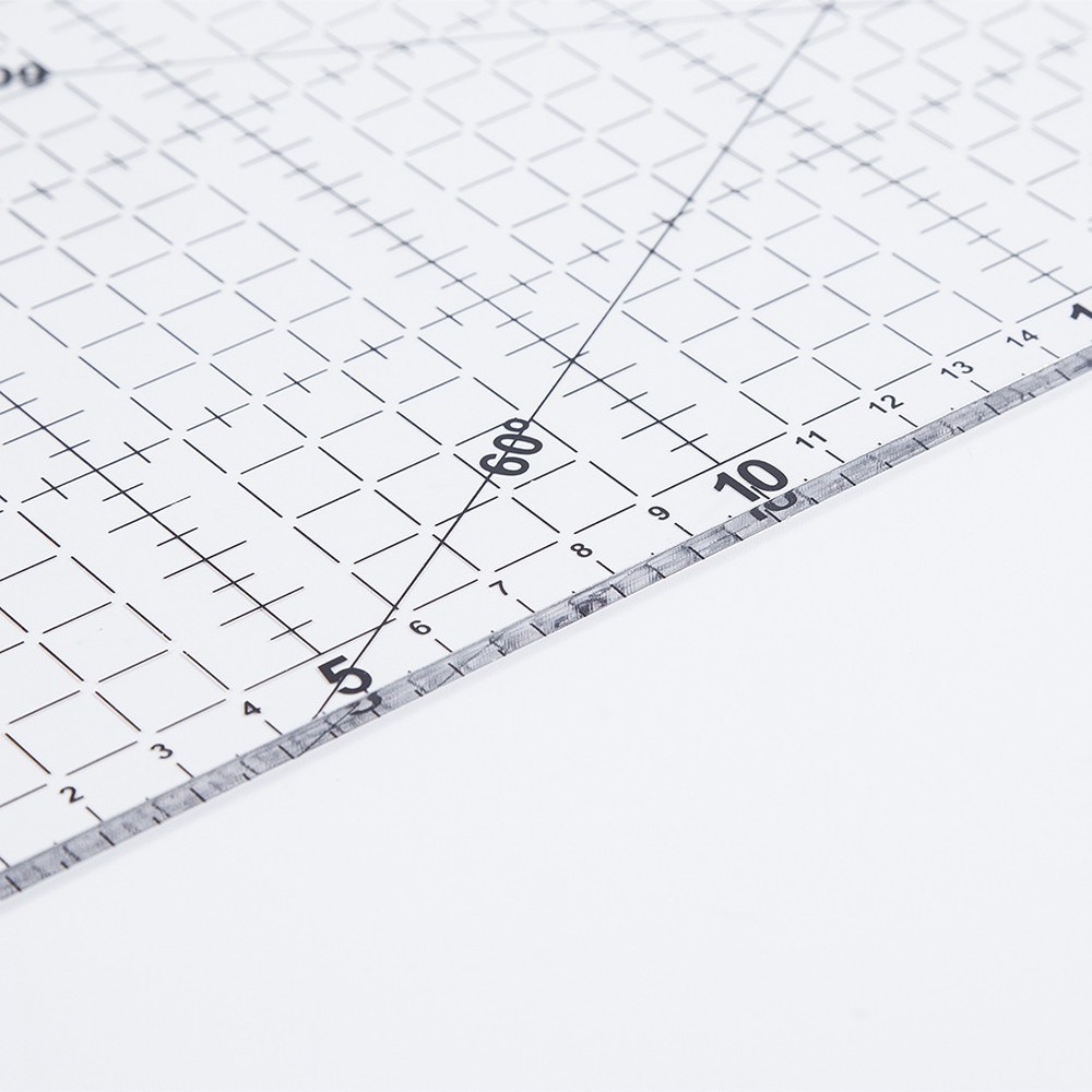 Square Sewing Ruler Measuring Board Rulers for Patterns Patchwork Quilting