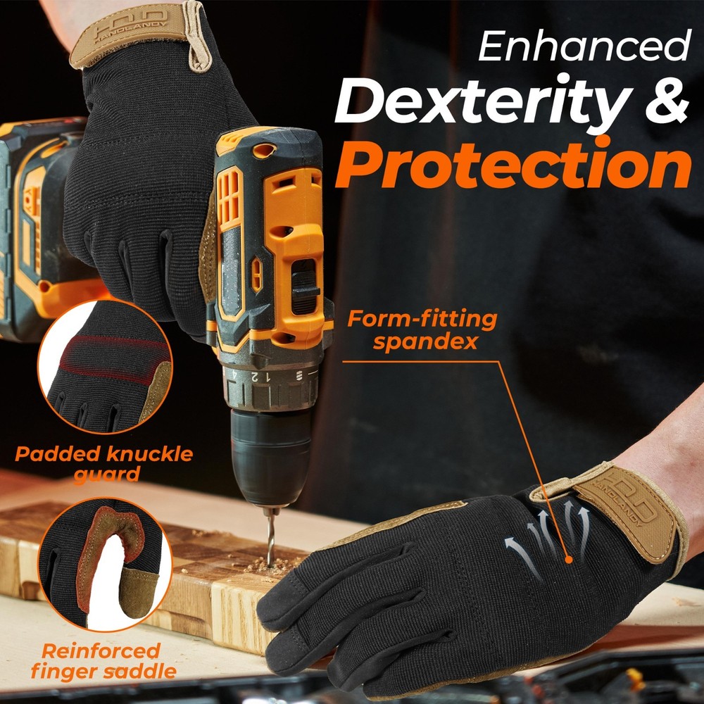 HANDLANDY Utility Mechanic Working Gloves