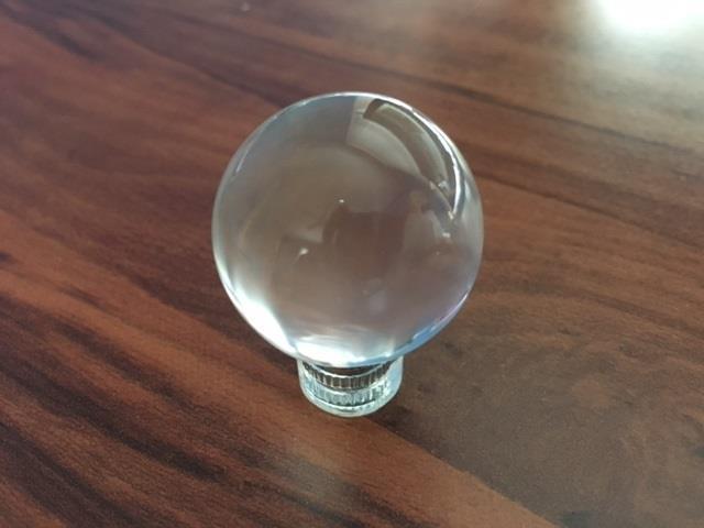 20 Clear Knobs Handles Pulls Kitchen Cabinet Hardware Acrylic Glass