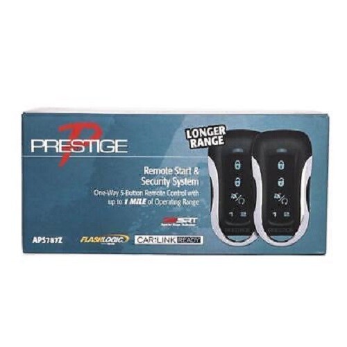 Prestige APS787Z 1-Way Remote Start Keyless Entry & Security System 1 Mile Range