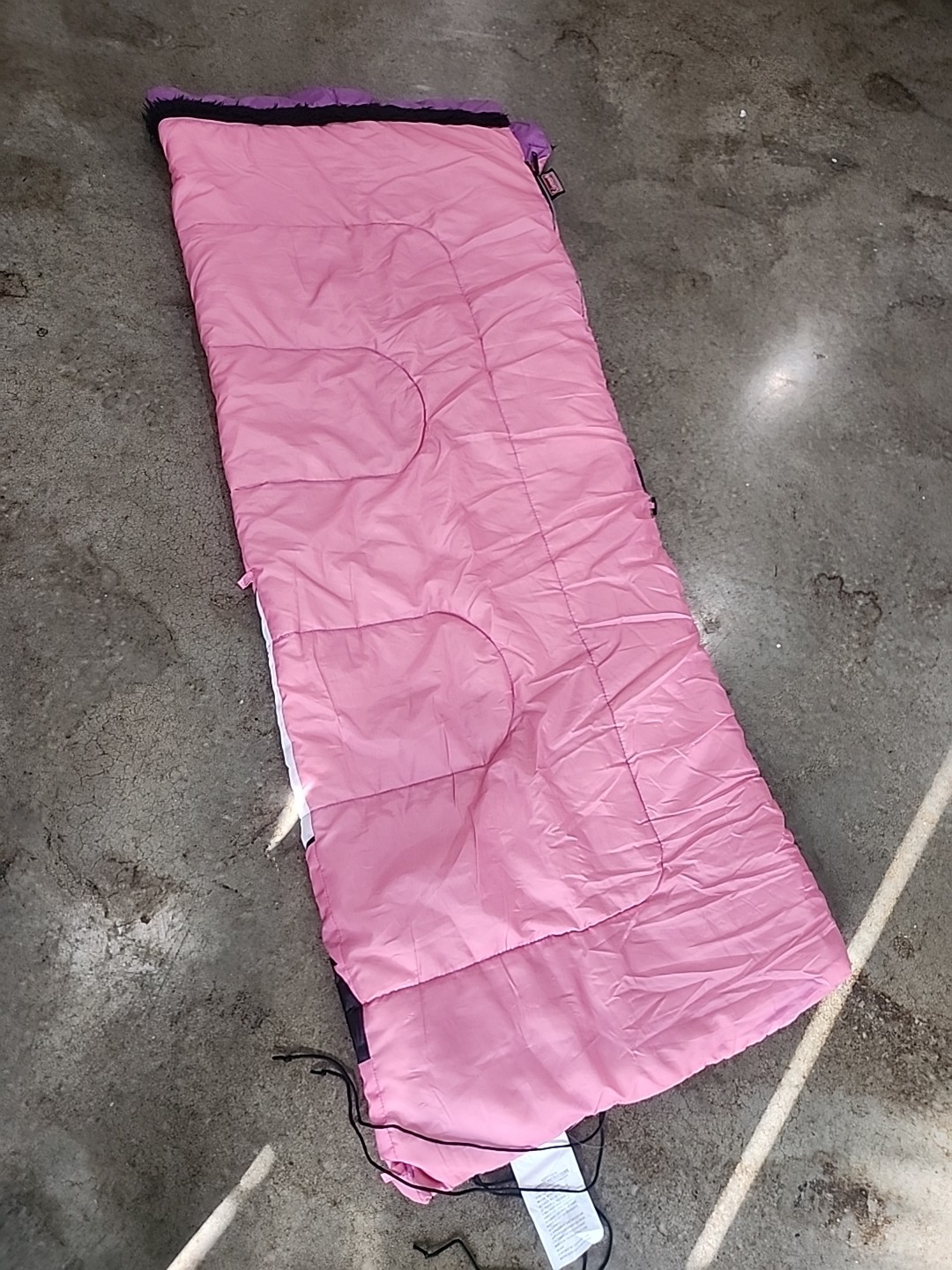 Vtg Coleman OVER THE HEDGE Stella Girls Pink Sleeping Bag SKUNK Bette Midler