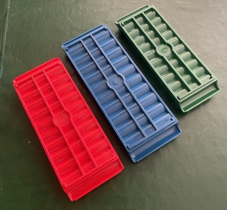 Set Of Three Coin Sorting Trays Nickel, Dime And Penny Stackable Bundle