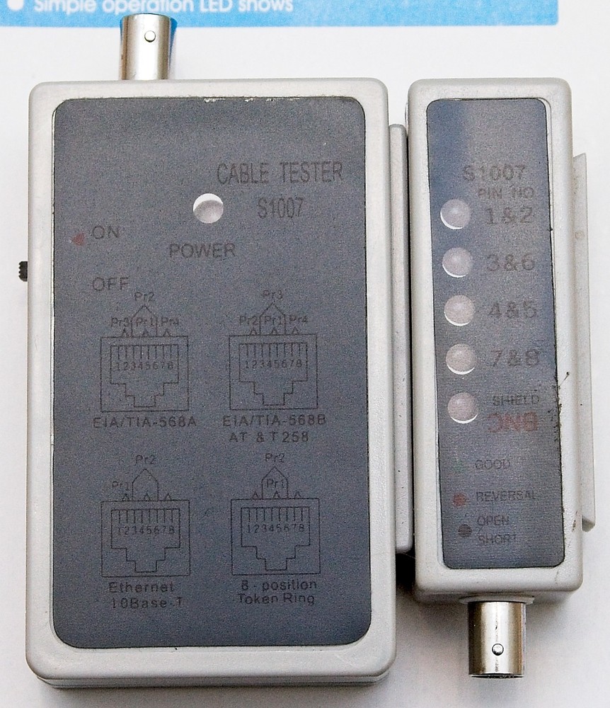 Network Cable Tester S1007