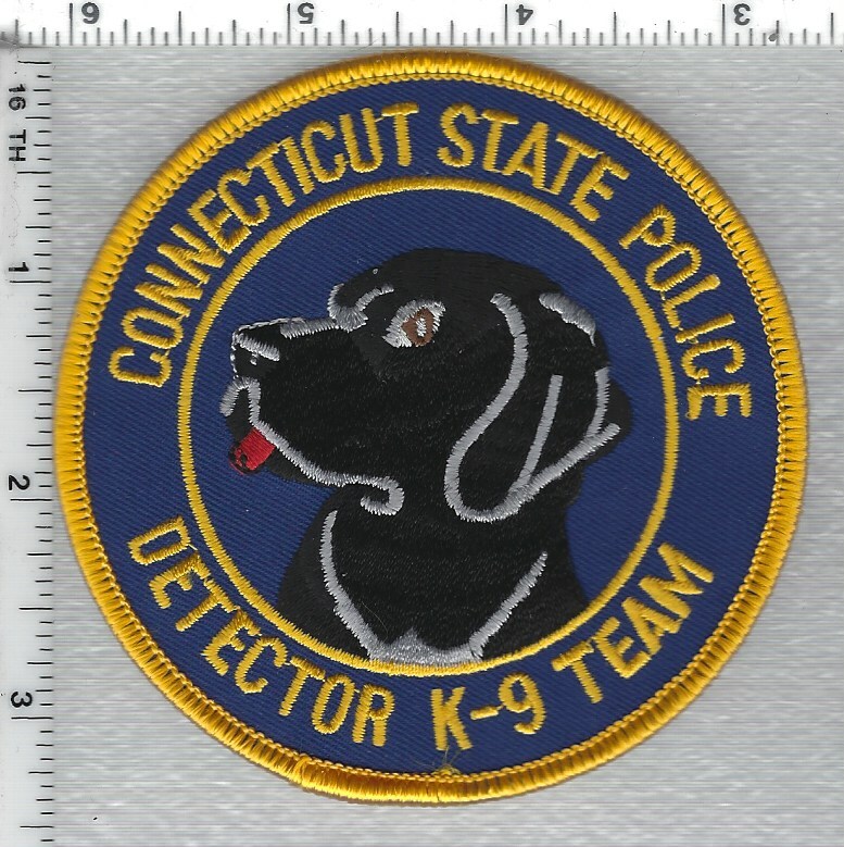Connecticut State Police Detector K-9 Team Shoulder Patch