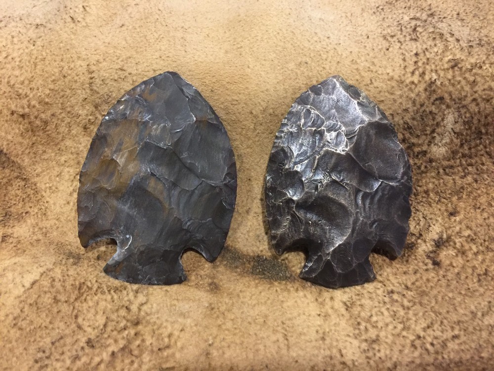 Bronze Dove Tail Flint Spear Head Copy.