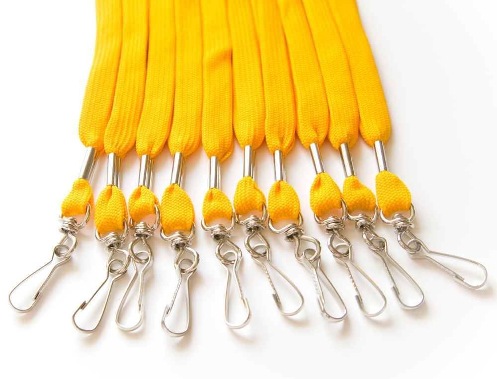 **500** LANYARDS Flat NECK Strap/Holders/ID Colors