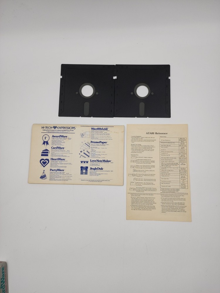 Commodore 64/128 Game Software 1986 Award Ware Hi Tech Expressions Design Print