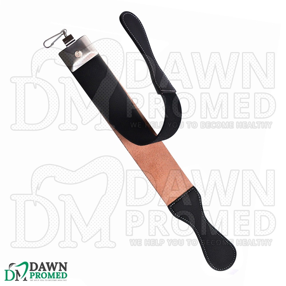 Professional Barber Leather Strop Belt 20" Straight Edge Razor Sharpening Strap