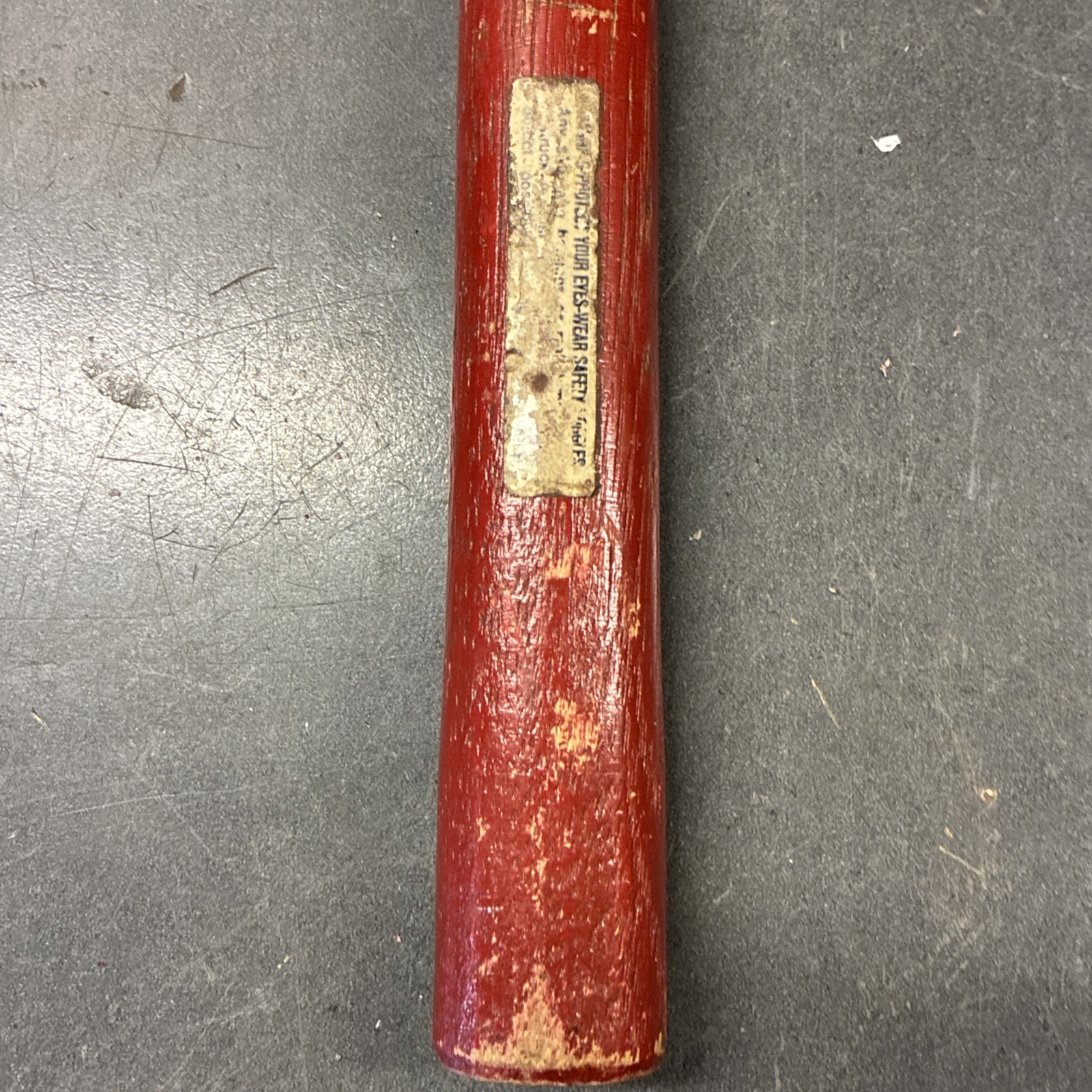 Vintage Stanley No 594 Plastic Double Soft Faced Hammer Mallet 10.5" Wood Handle