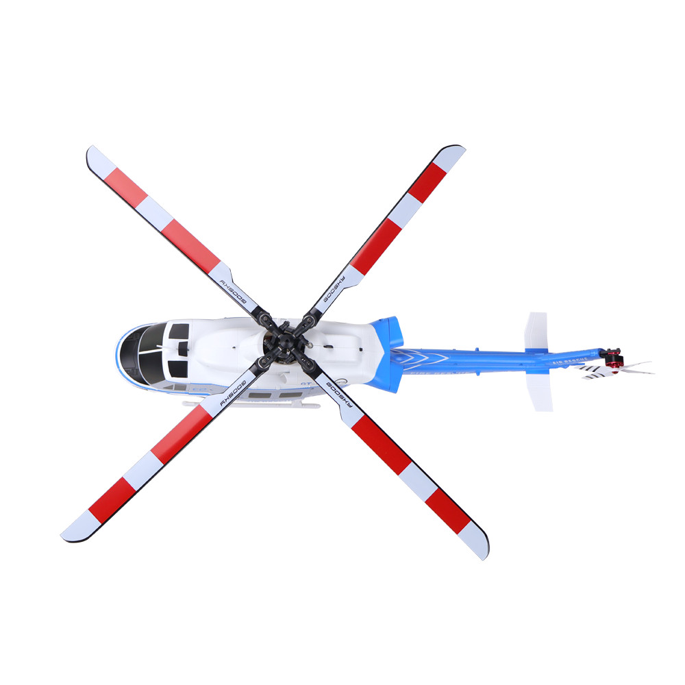 Goosky E2 UH-1Y Blue/White GPS Helicopter - RTF with Carrying Case