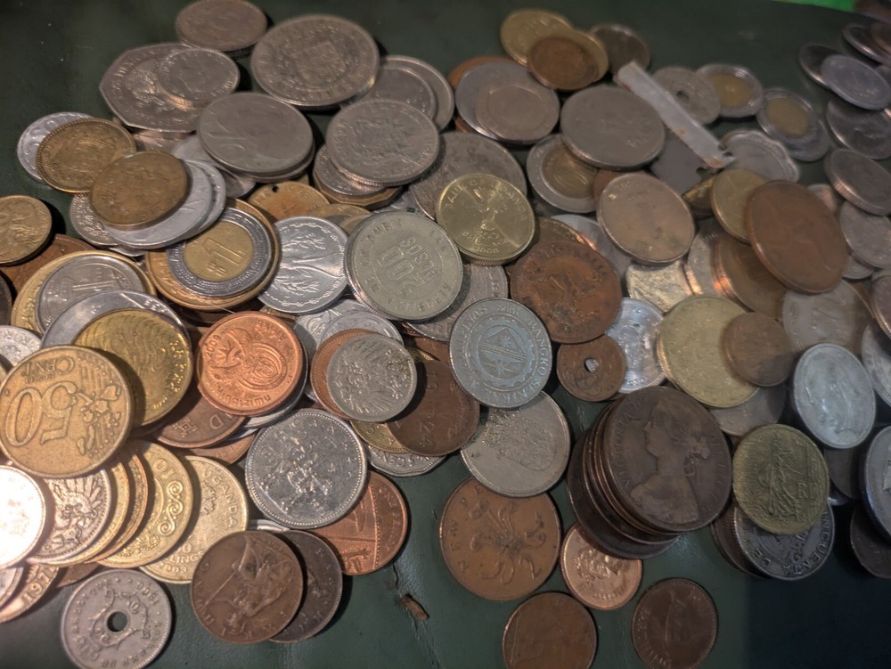 25 Foreign Coins Mixed Modern ! Random Pulls