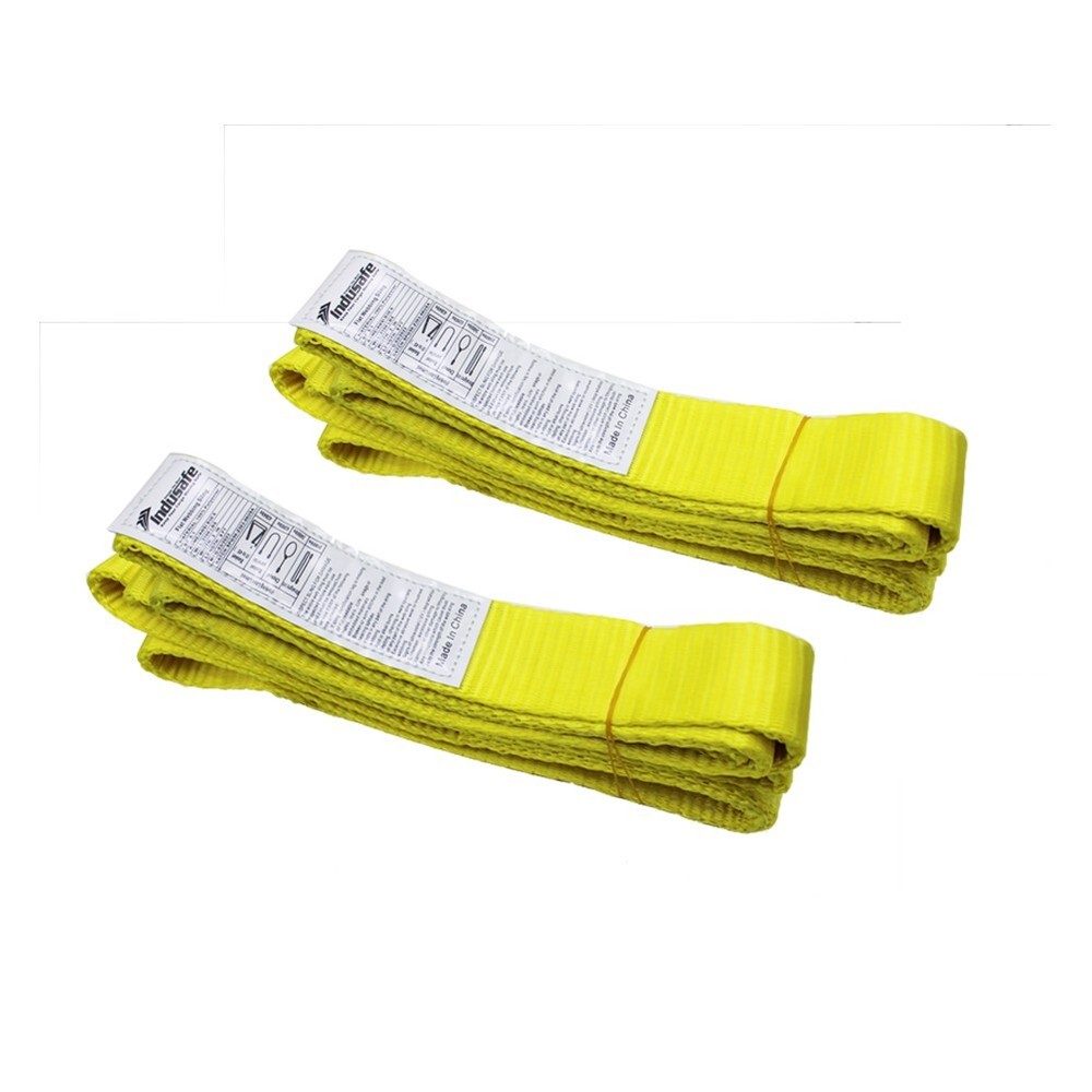 2 Pack 2"x6' Moving Lifting Rigging Straps Industrial Web Sling Max Will 6200LBS