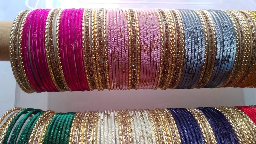 Bollywood Indian 168 Metal Non Precious Bangles Set