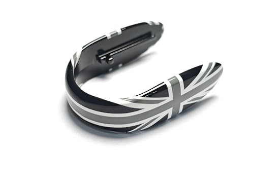 Car Key Fob Cover Replacement Compatible with Mini Cooper 3rd Gen Grey