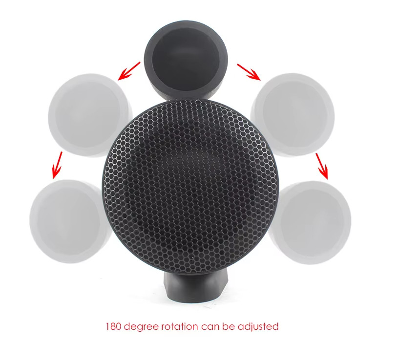 Tweeter Pods for Midrange & Tweeter 2-Way Plastic Speaker Bracket Enclosure