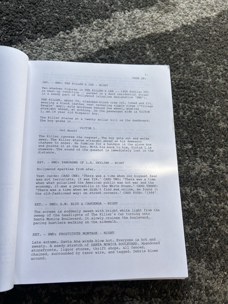 Everybody Says Goodbye Original Script Screenplay 2013