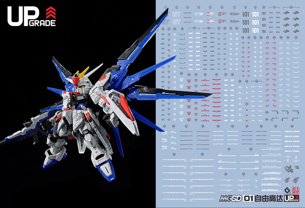 G01 SIMP decal for plastic model modeling CE Seed MGSD Freedom SD