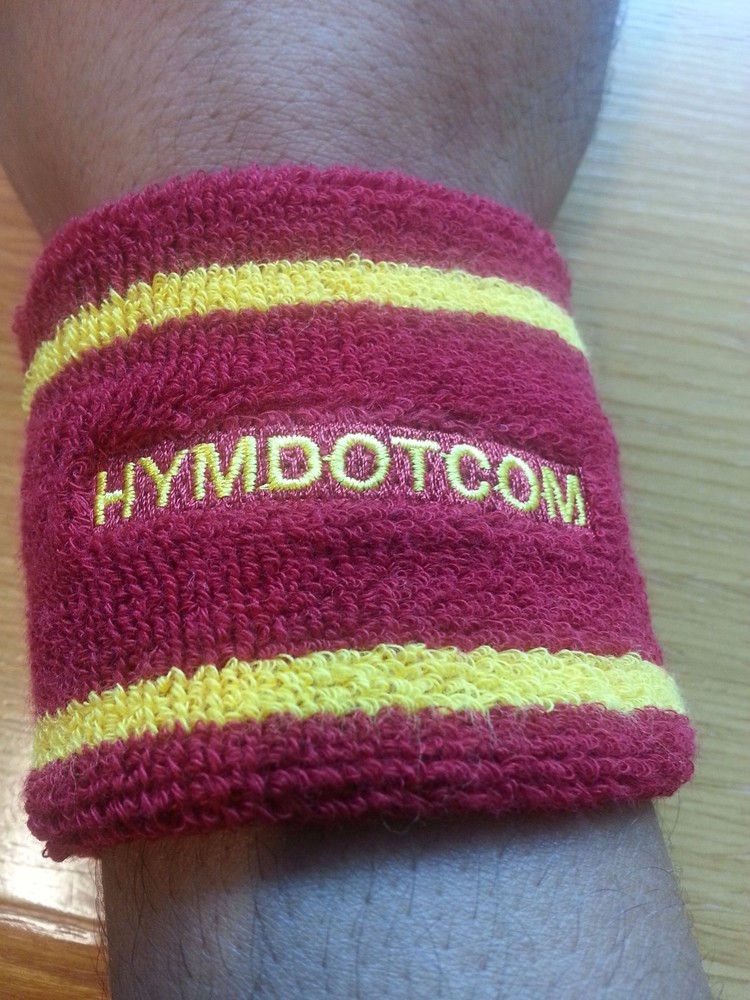 New COMMANDERS burgundy wrist bands! 