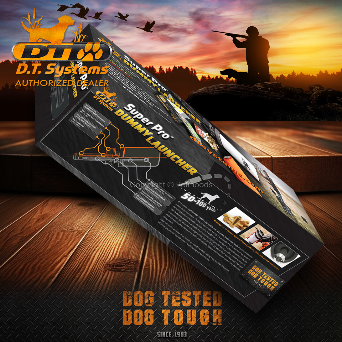 DT Systems Super Pro Dummy Launcher Orange Dog Training Kit w/ Free Power Loads