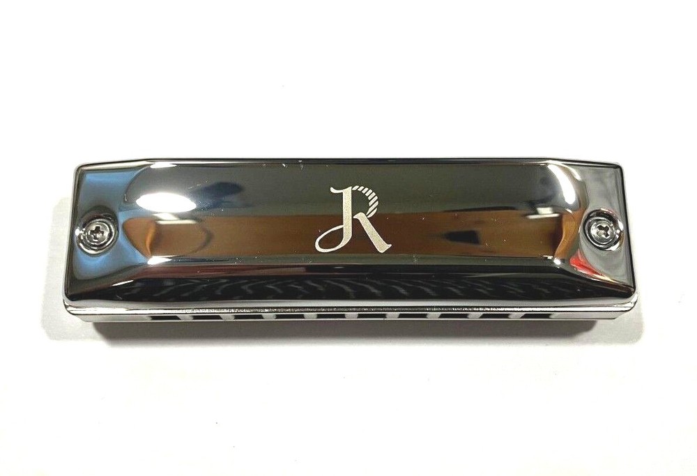 JDR Evalution 10 Hole Diatonic Harmonica Sleek Design-Aluminum Comb-Plays Great!
