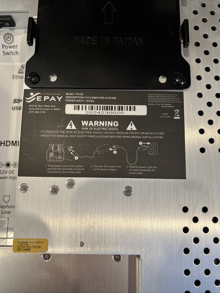 Epay WalTer T16 Computer System 12V 6A (T16-03)