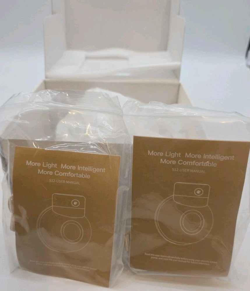 Wearable Electric Breast Pump Light and Efficient 2 pcs Model S12 New