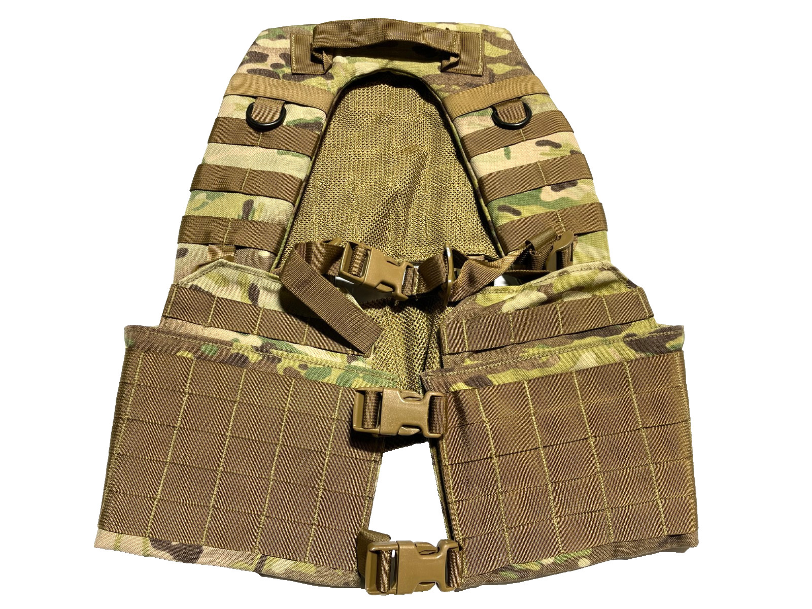 US Army OCP Multicam DFLCS V2 Load Carrying Gear Vest - H Harness - LARGE - NEW