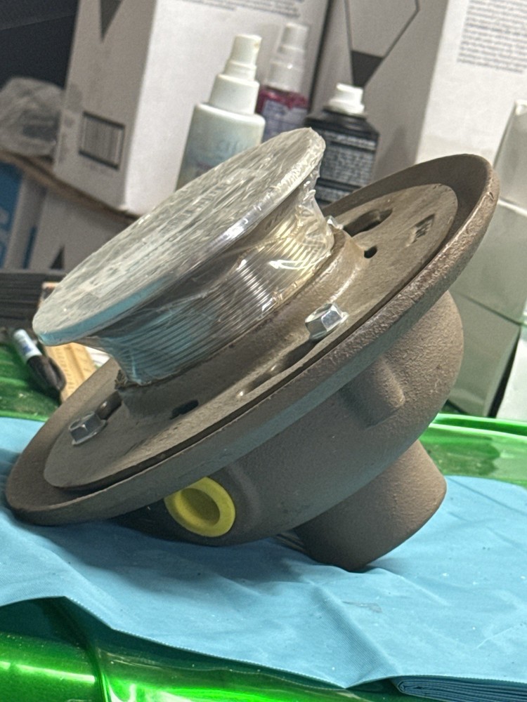 Smith 5” Floor Drain w/ A05NB Strainer Cast Iron Adjustable