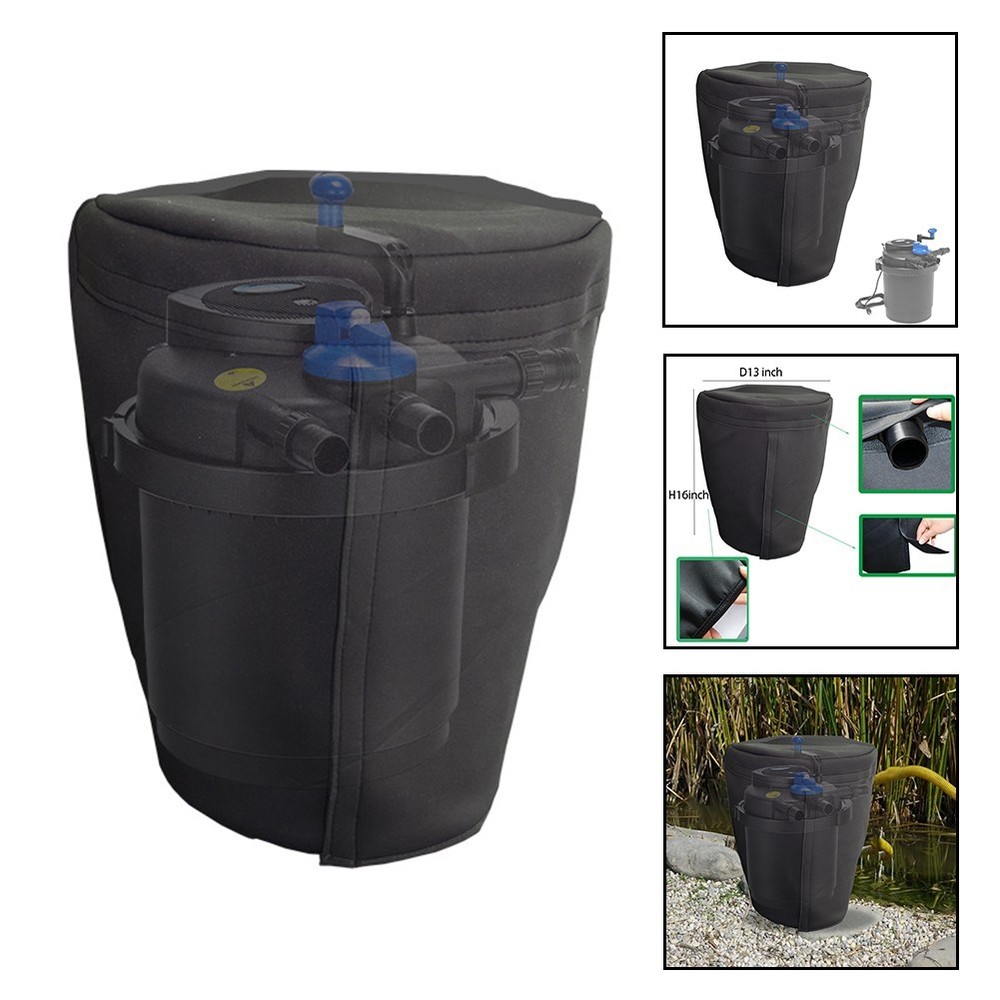 Innovative Outdoor Pond Filter Insulation Cover with User Friendly Design