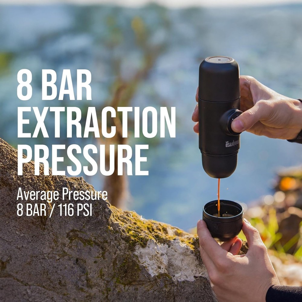 Versatile Minipresso GR Espresso Machine – Compatible with Ground Coffee