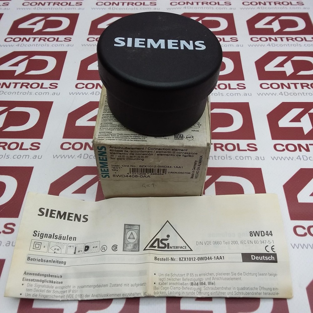 8WD4408-0AA | Siemens | SIRIUS | Connection Element, Black, Opened