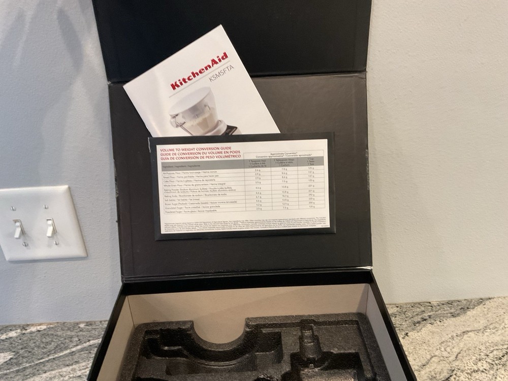 KITCHENAID STAND MIXER ATTACHMENT SIFTER + SCALE KSMSFTA Refurbished