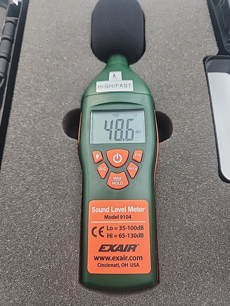 Exair 9104 sound level meter Excellent Condition 