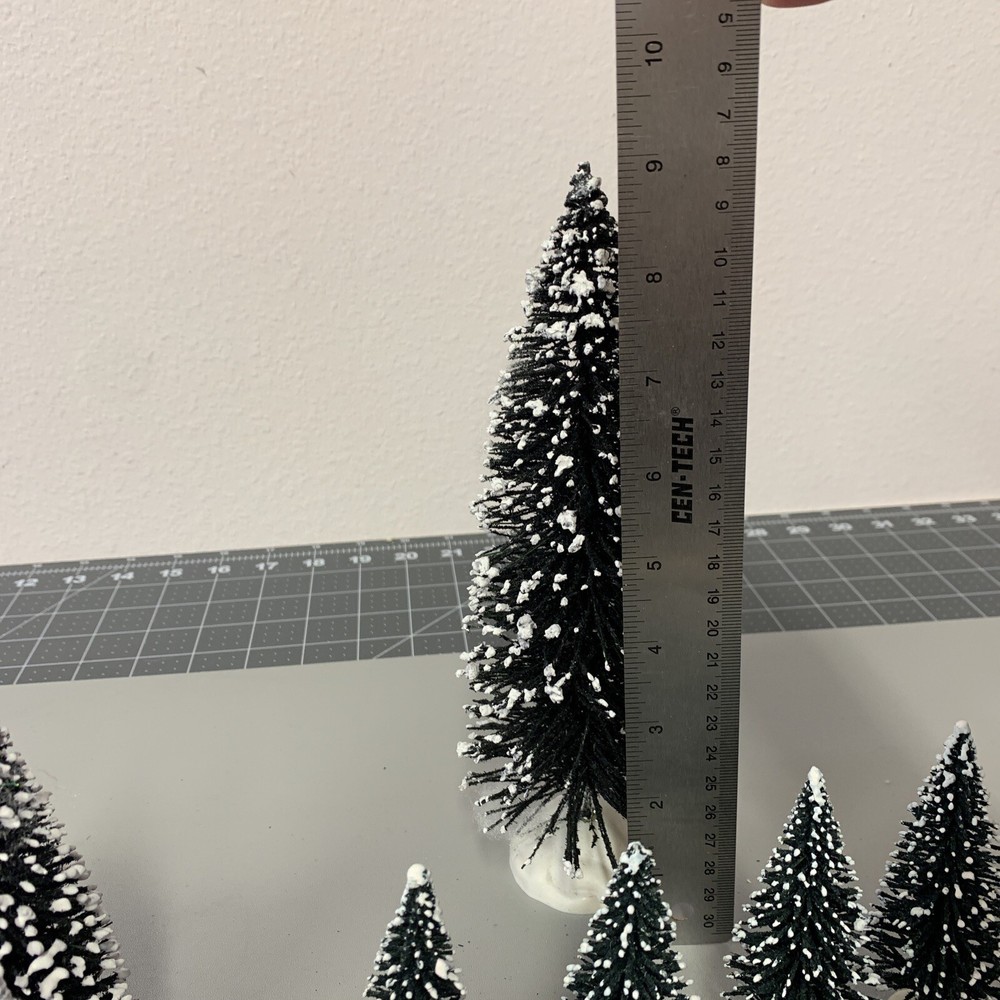 Unknown Brand 7 Assorted Winter Pine Trees No Packaging