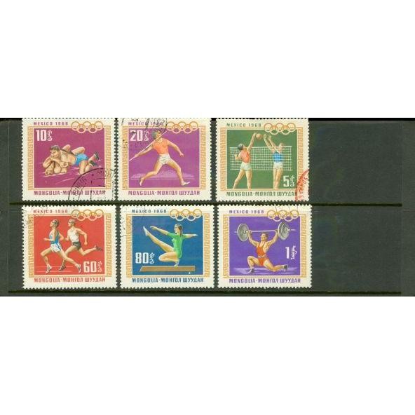 Mongolia Olympics , 6 stamps Lot 2
