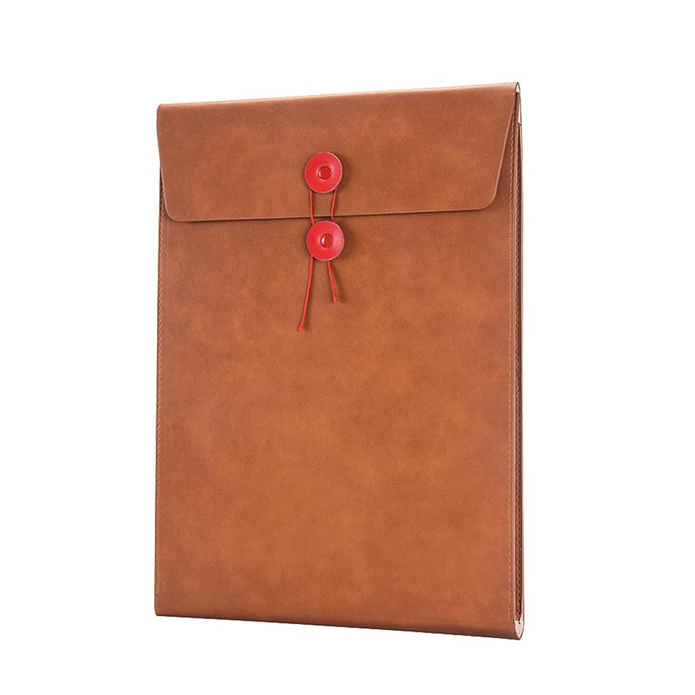 Enyuwlcm PU Leather A4 File Folder Document Holder Filing Envelope Project Fi...