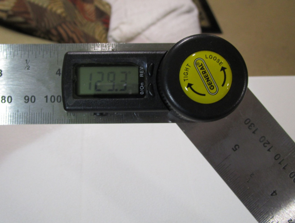 Digital Angle Finder Protractor by General Tools, 5" SS Ruler Lock Knob EX Cond