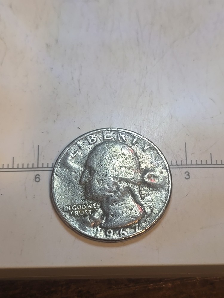 1967 Washington Quarter ERROR