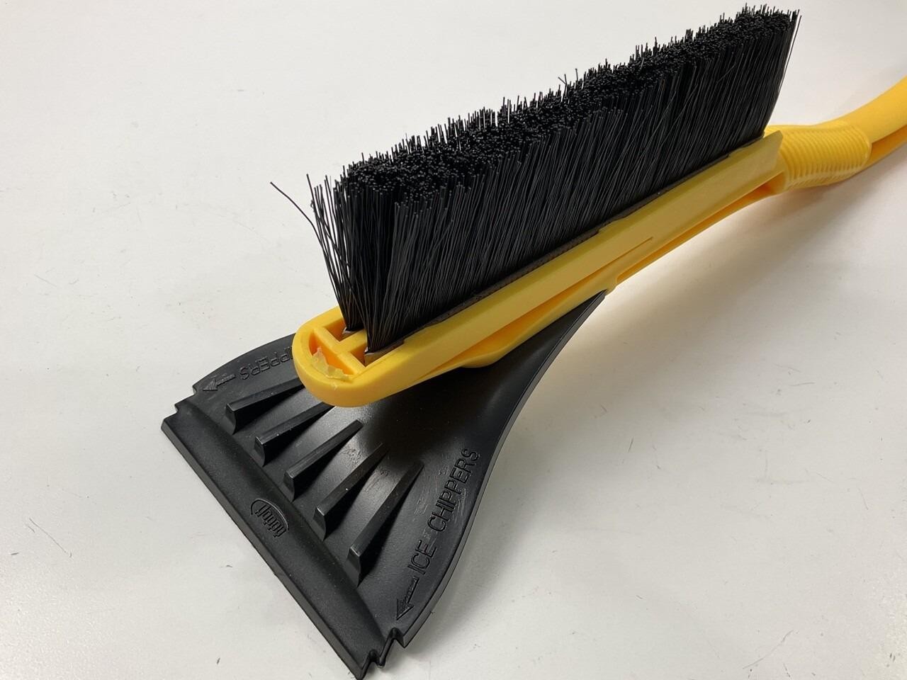 Hopkins SubZero 23" Ice Hammer Heavy Duty Snowbrush & Ice Scraper Yellow 16511