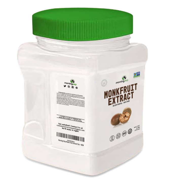 100% Pure Monk Fruit Extract Sweetener Powder No Erythritol Zero Calorie 5oz