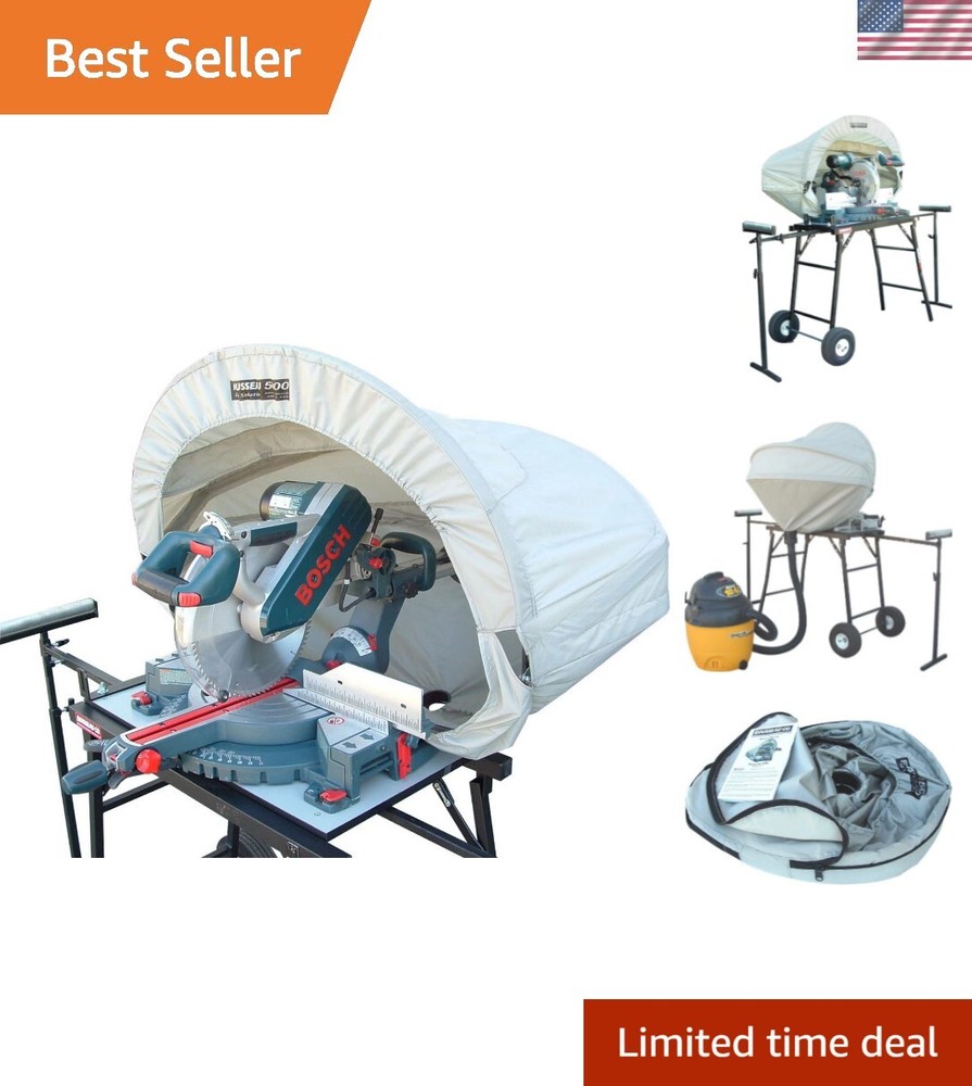 Rousseau 5000 Dust Solution for Miter Saws - Compact and Portable Design
