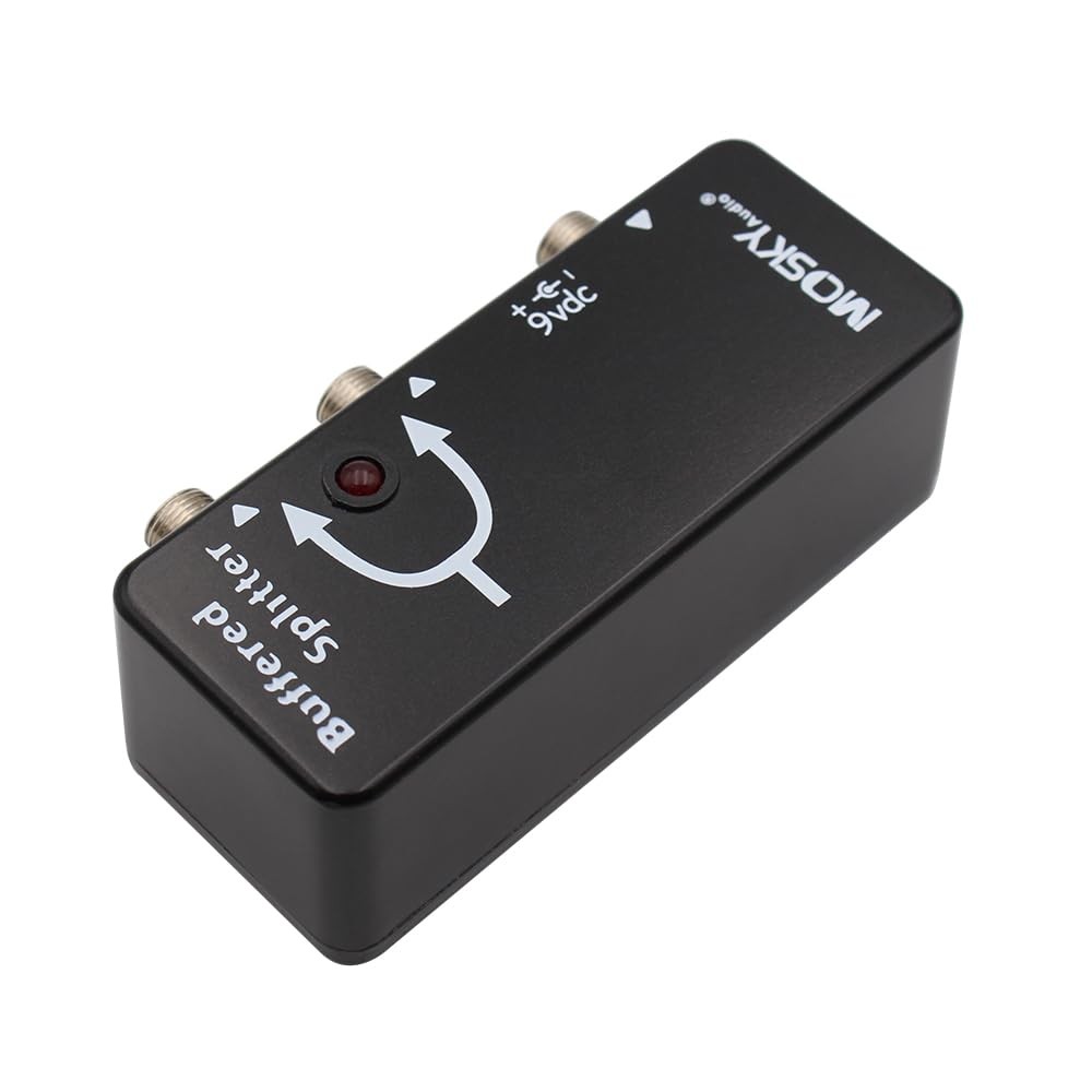 BUFFERED SPLITTER Guitar Effect Pedal Signal Buffer Splitter Dual Clean Buffe...