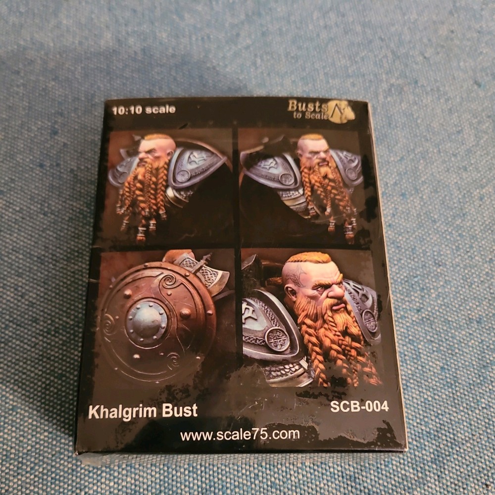 Scale 75 Busts To Scale: Khalgrim Bust / Miniatures Display Bust / Dwarf Bust