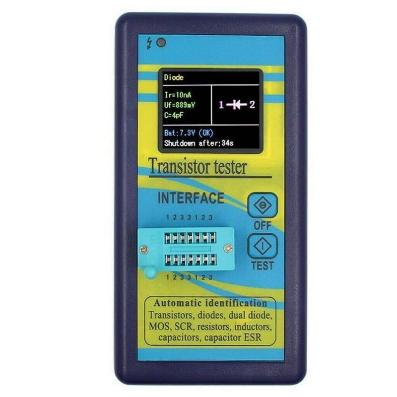 Digital Transistor Tester,M328 Multi-functional Capacitance Resistance Meter C#
