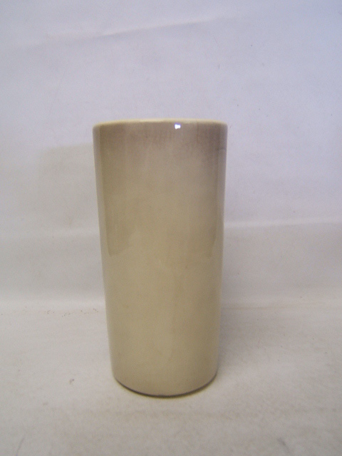 Royal Copley brown vase with lime green goldfish