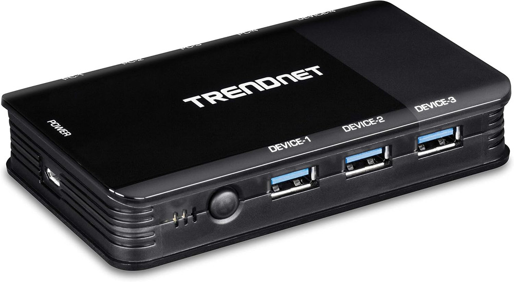 4 Computer 4-Port USB 3.1 Sharing Switch, TK-U404, Flash Drive Sharing, Scanners