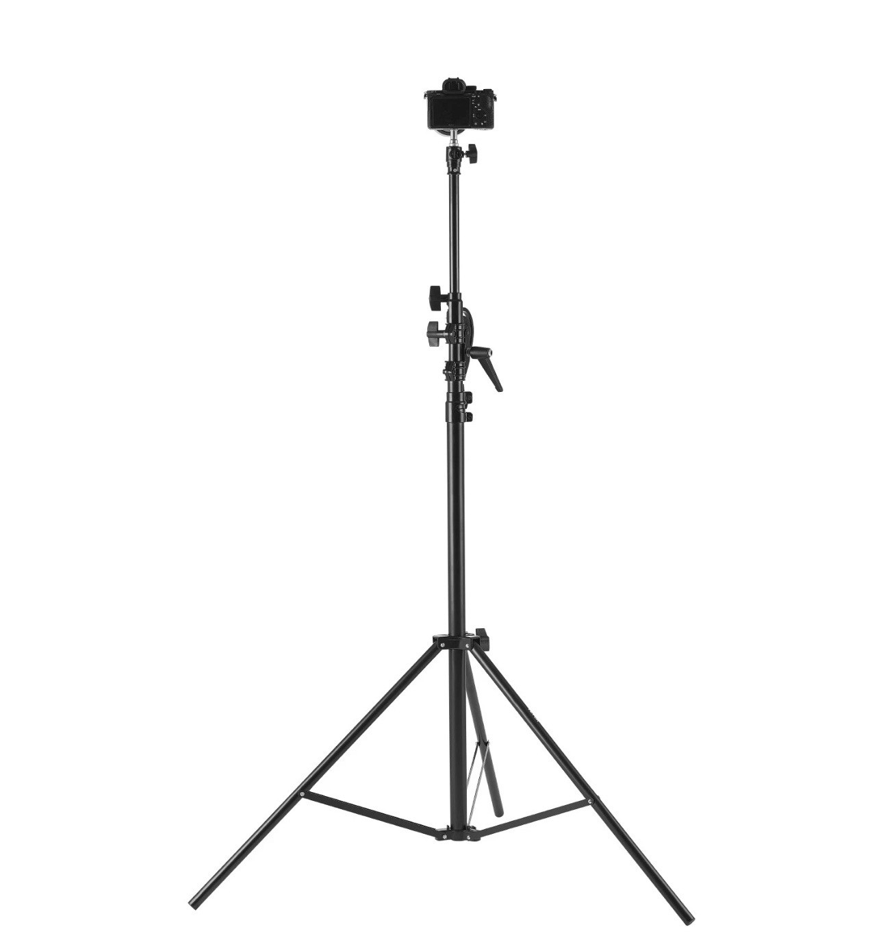 Aluminum Photography Light Stand with Boom Arm Adjustable With carry Bag Gift