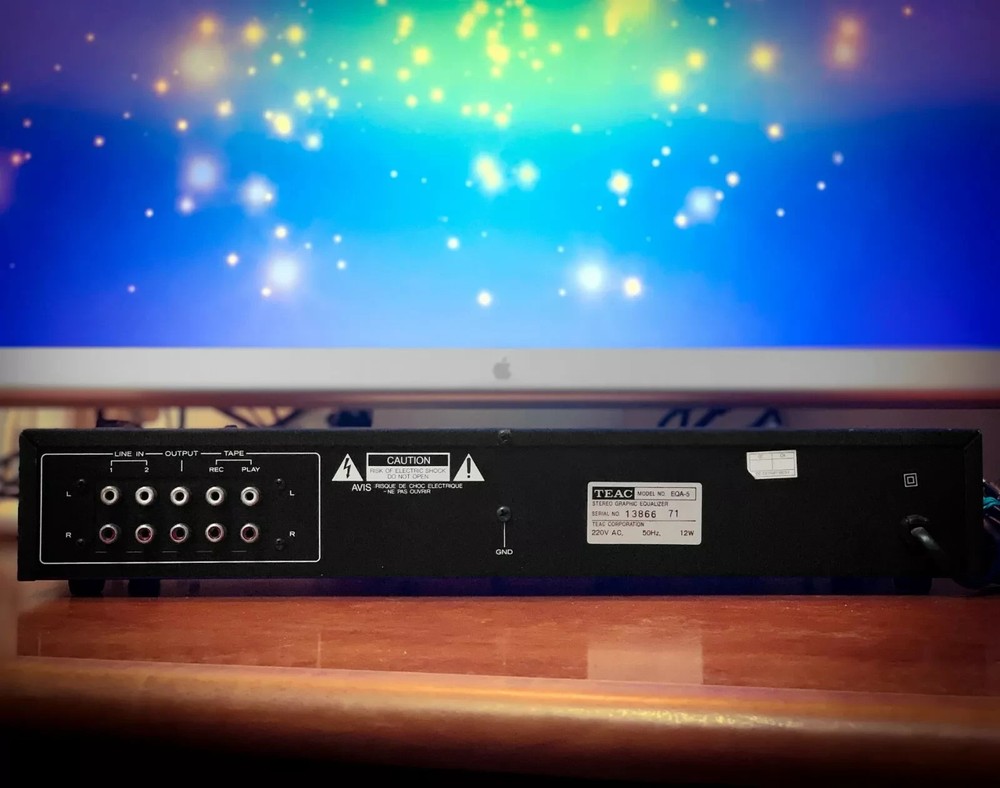 TEAC EQA-5 🌈RaRe🌈 Vintage Stereo Equalizer