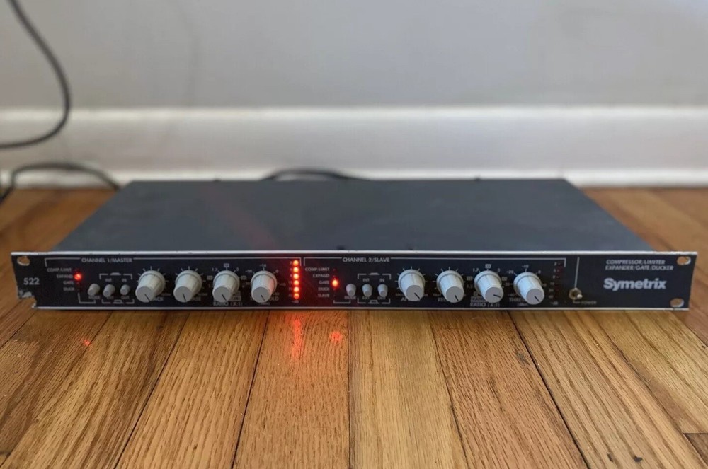 READ Vintage Symetrix 522 2 Channel Unit Compressor Limiter Expander Gate Ducker
