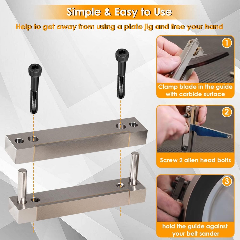 Professinal File Guide Hardened with Carbide Surface For Knife Making